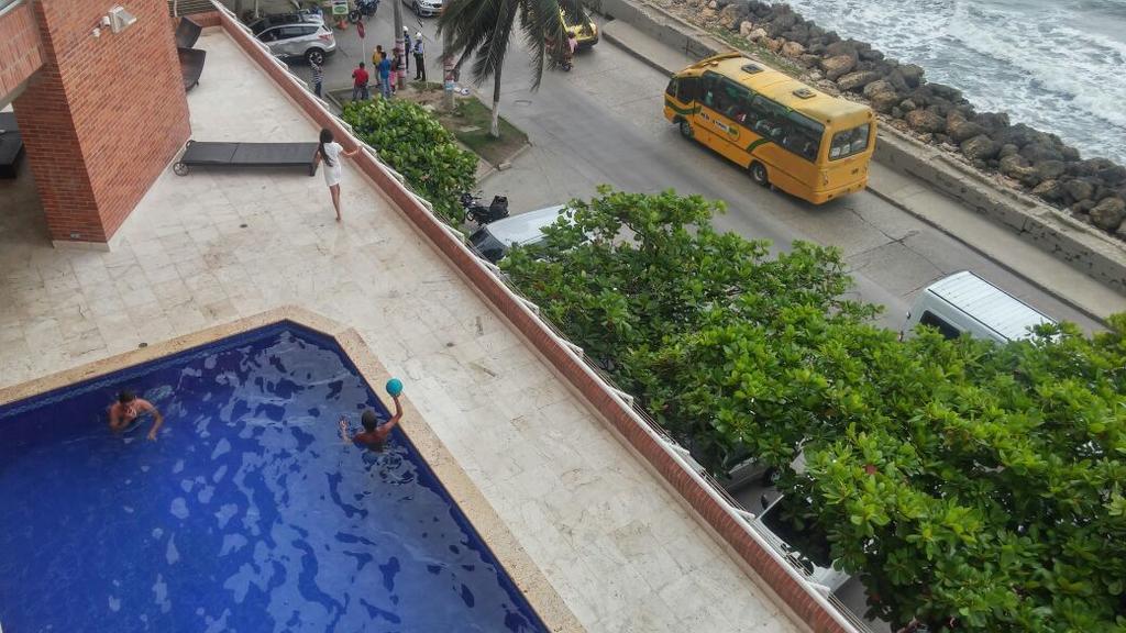 Apto En Cartagena Ed Puerto Azul Vista Al Mar Appartement Buitenkant foto