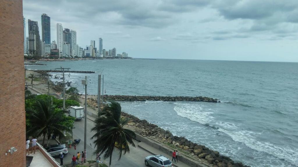 Apto En Cartagena Ed Puerto Azul Vista Al Mar Appartement Buitenkant foto